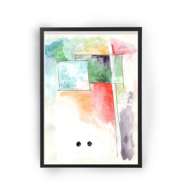 Poster abstracto colores