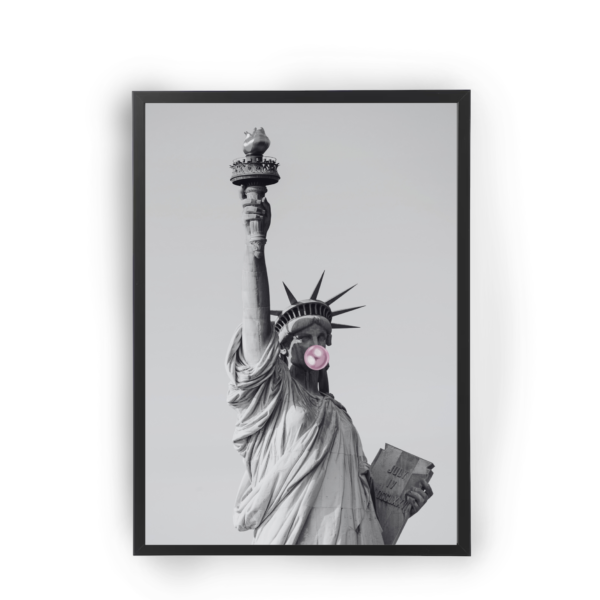 Poster estatua de la Libertad Gum
